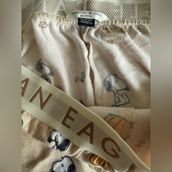 AE Peanuts Fall Plush PJ Set - Picture 7 of 7